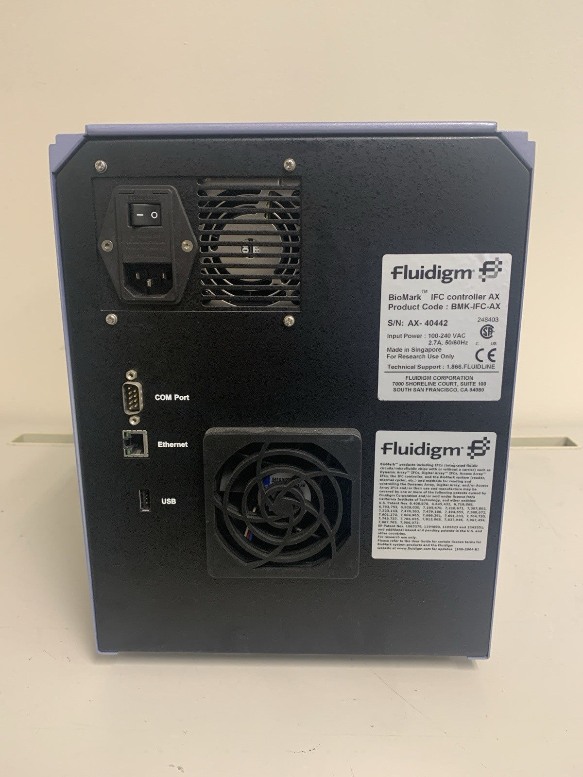 Fluidigm BioMark IFC controller AX POST-PCR / BMK-IFC-AX