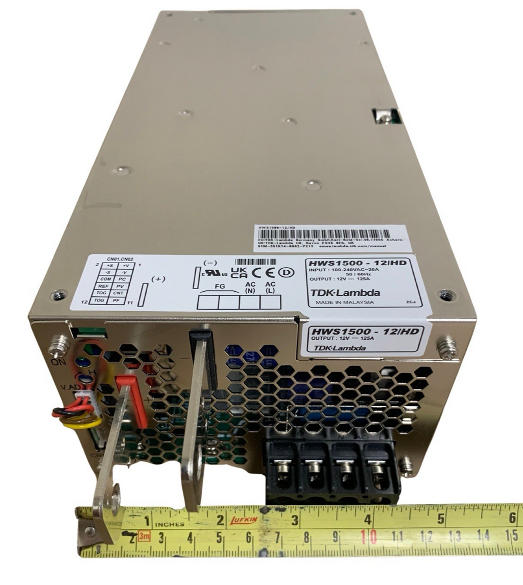 TDK-Lamdba HWS1500-12/HD Enclosed Power Supply - AC to DC - (12V - 1500W)