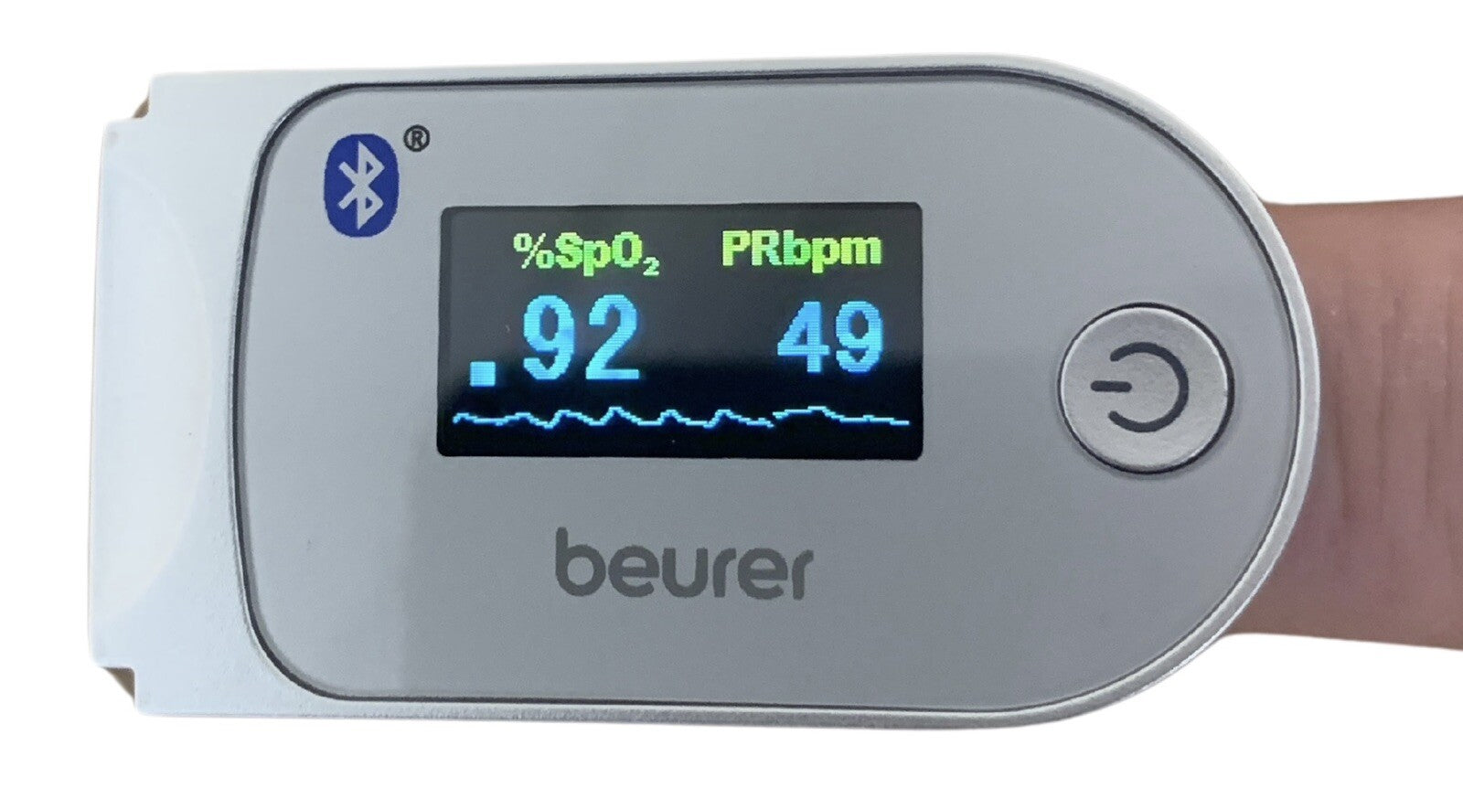 Beurer PO60 Pulse Oximeter with Bluetooth