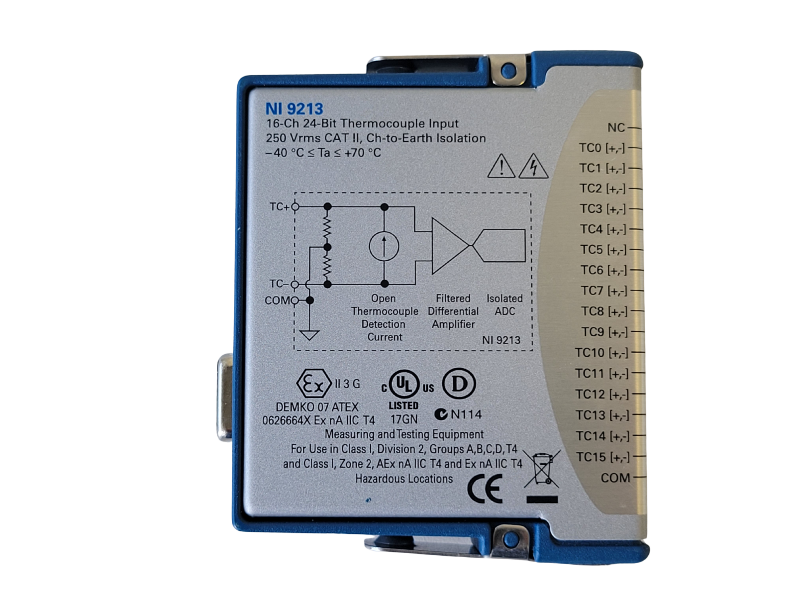 National Instruments NI 9213 cDAQ Temperature / Thermocouple Input Module