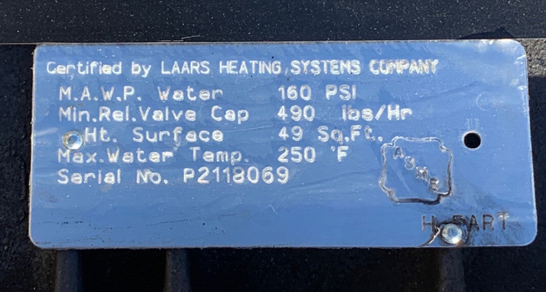 Teledyne Laars BR534702 Copper Heat Exchanger 8 Tube Assembly