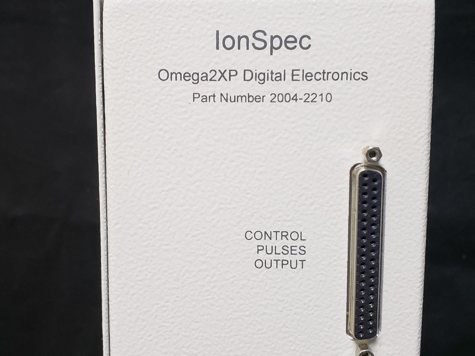 Varian IonSpec Omega2XP FTMS Fourier Transform Mass Spectrometer Data Station
