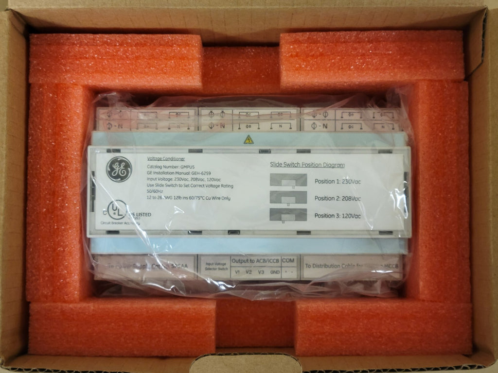 GE Voltage Conditioner GMPU5 120V, 208V & 230V EntelliGuard MicroVersaTrip Plus