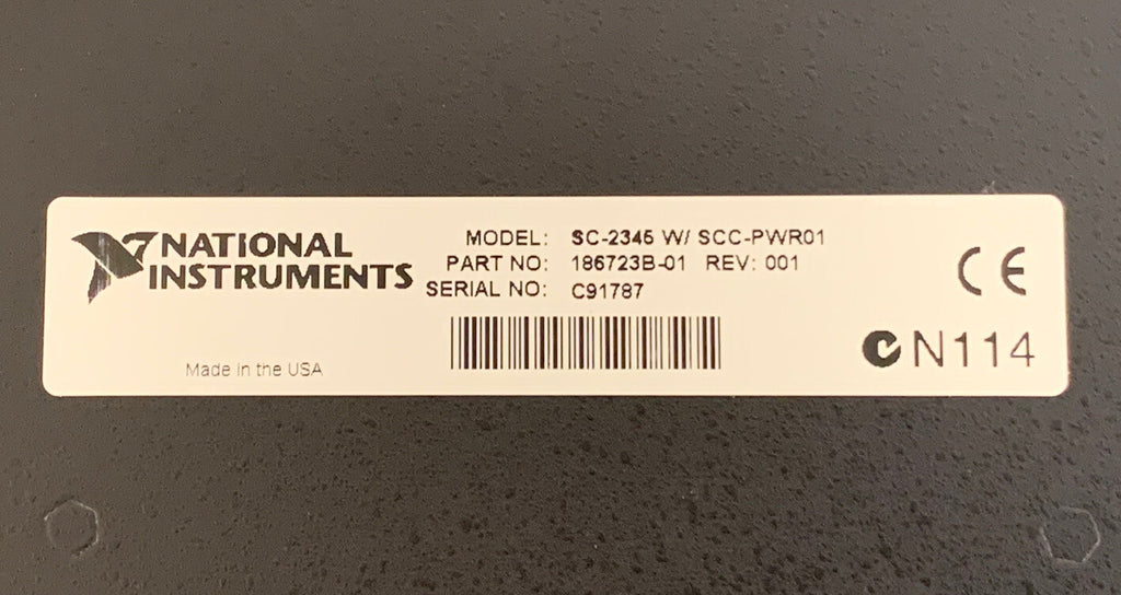 National Instruments SC-2345 Signal Conditioning SCC Enclosure & SCC-PWR01