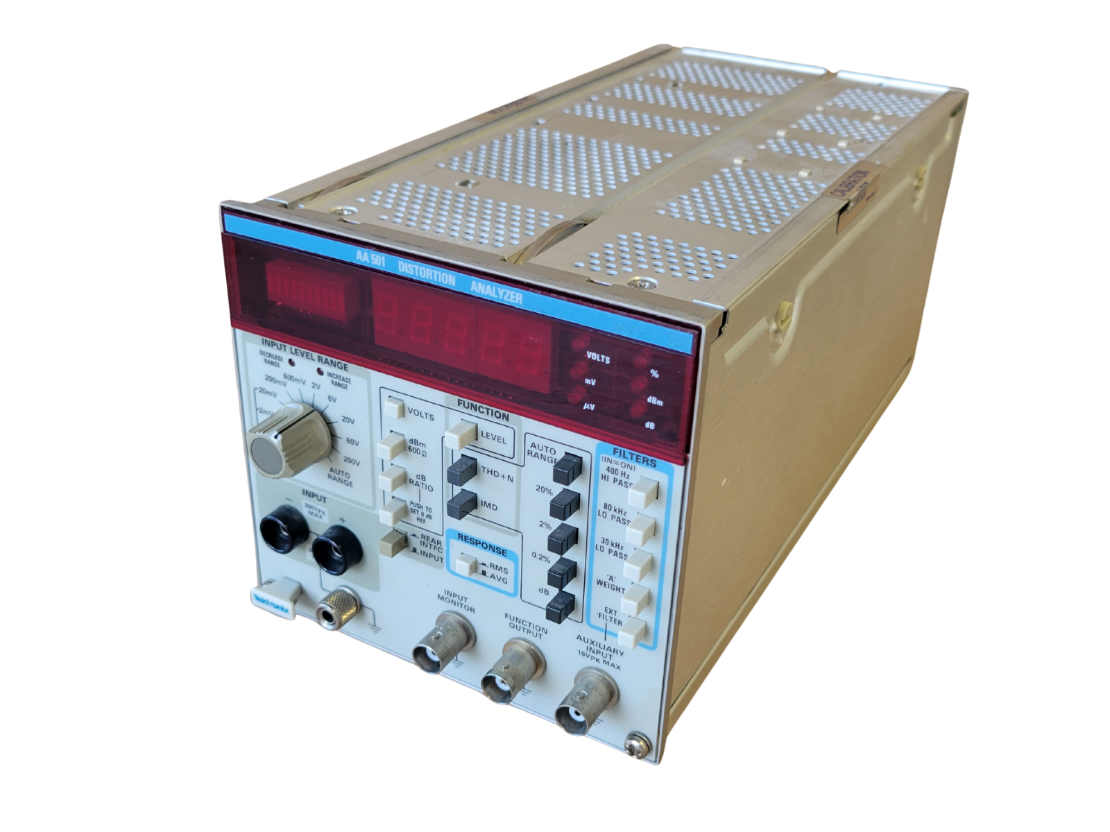 Tektronix AA501 Distortion Analyzer Option 01 Plug in