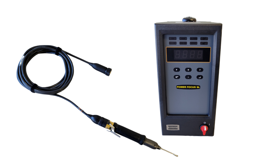 Atlas Copco Power Focus SL PF4002-C-HW Controller & ETD Electric Screwdriver Set