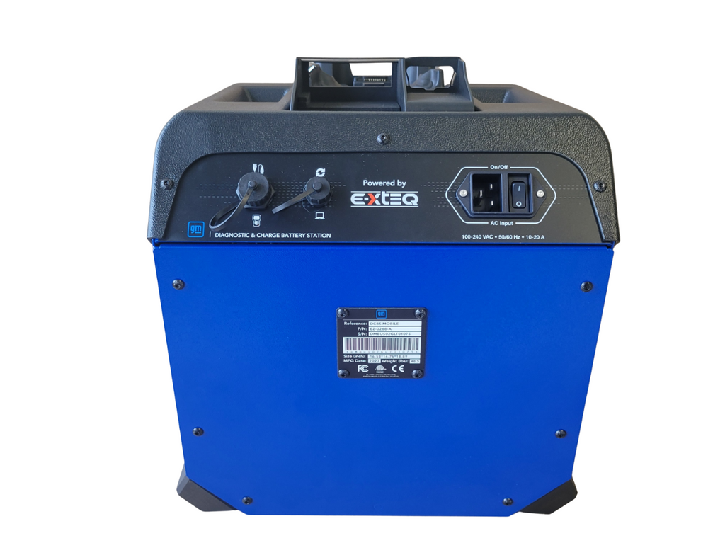 E-XTEQ DCBS Mobile Diagnostic & Charge Battery Station Analyzer Maintainer GM