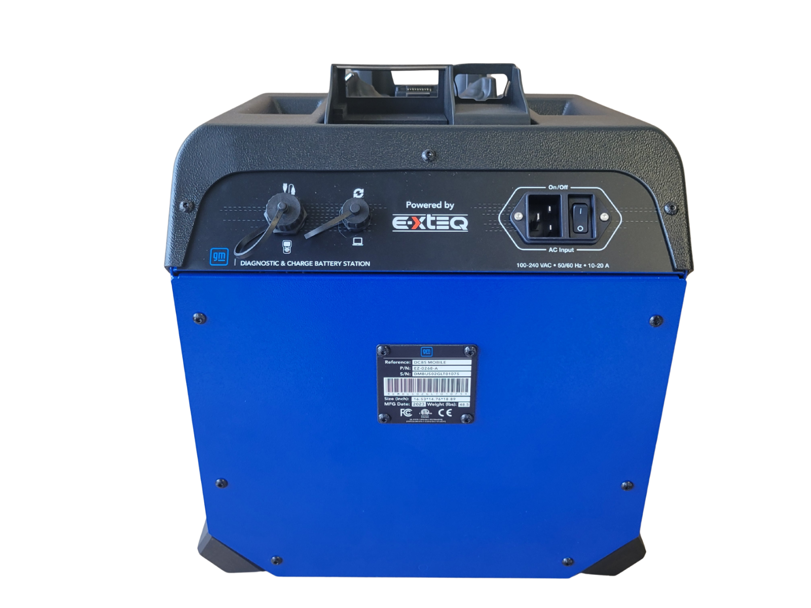 E-XTEQ DCBS Mobile Diagnostic & Charge Battery Station Analyzer Maintainer GM
