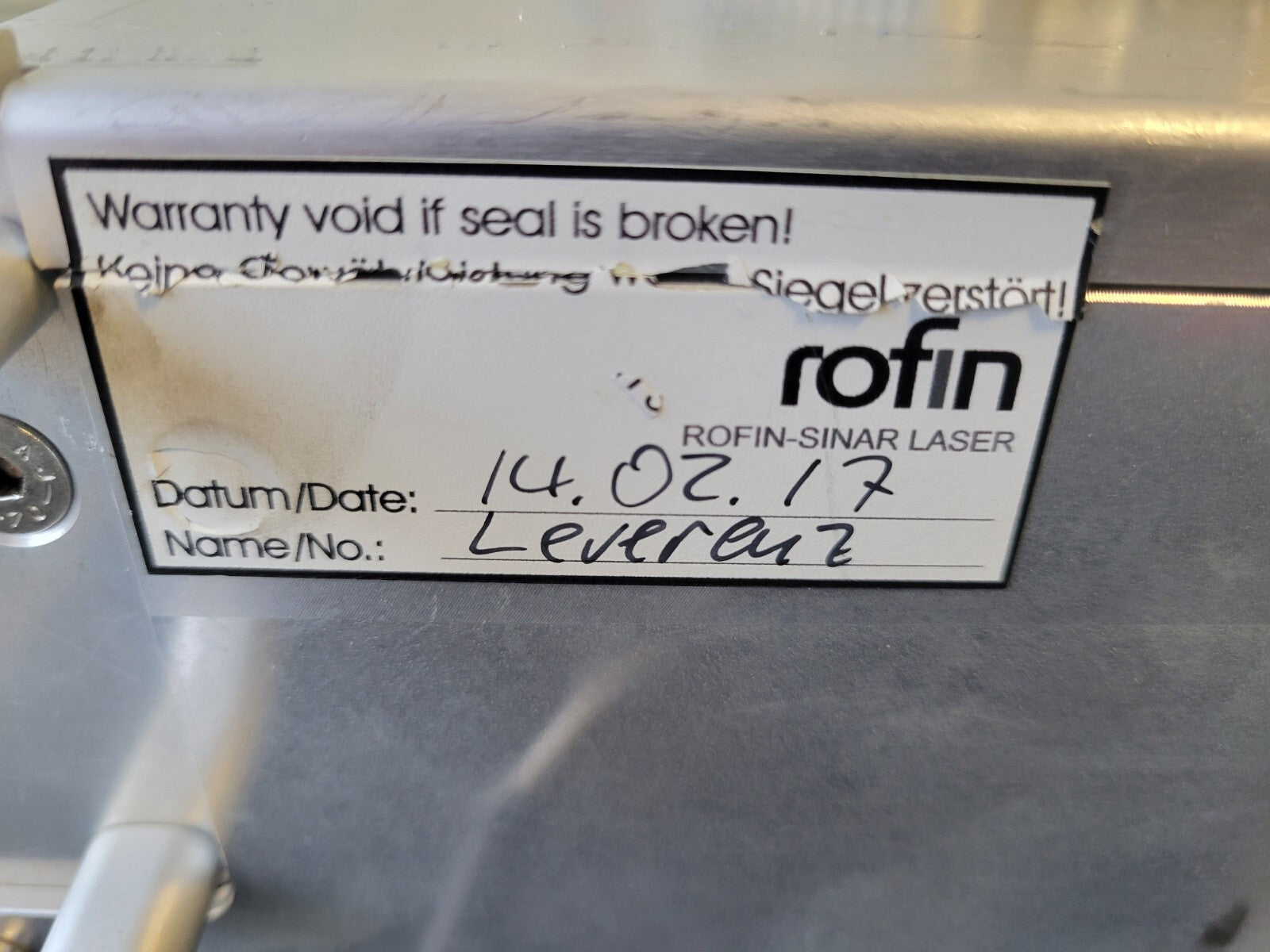Coherent  / Rofin FL-CON4 Laser Controller 101136400 w/ 5 Pump Modules