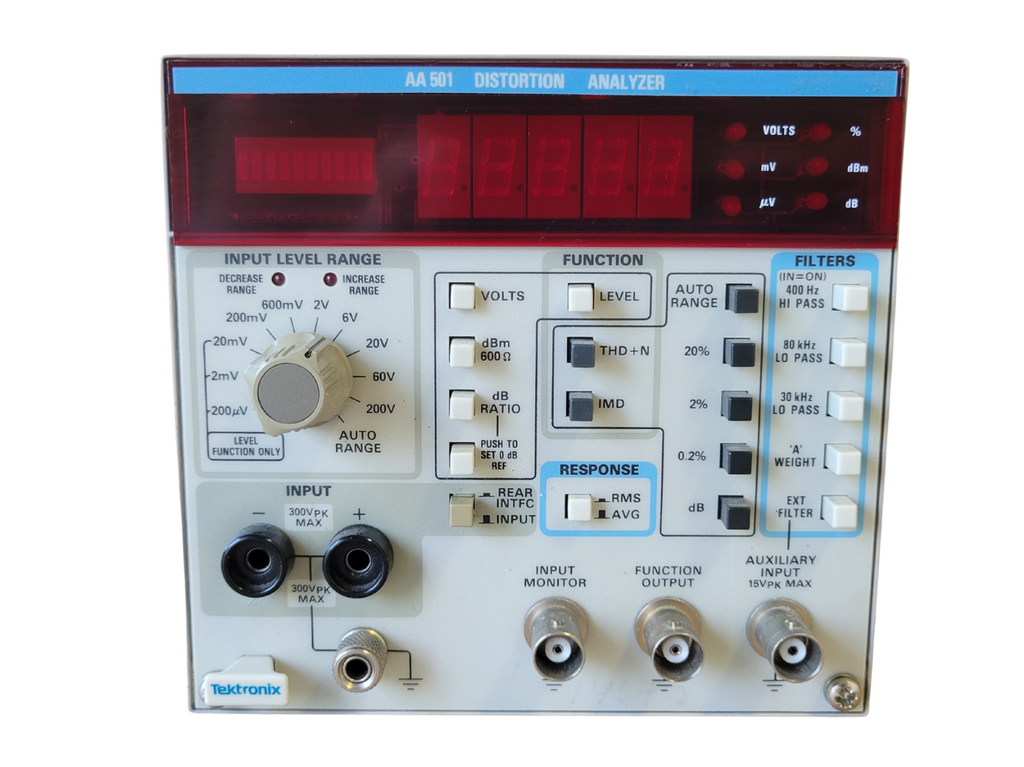 Tektronix AA501 Distortion Analyzer Option 01 Plug in