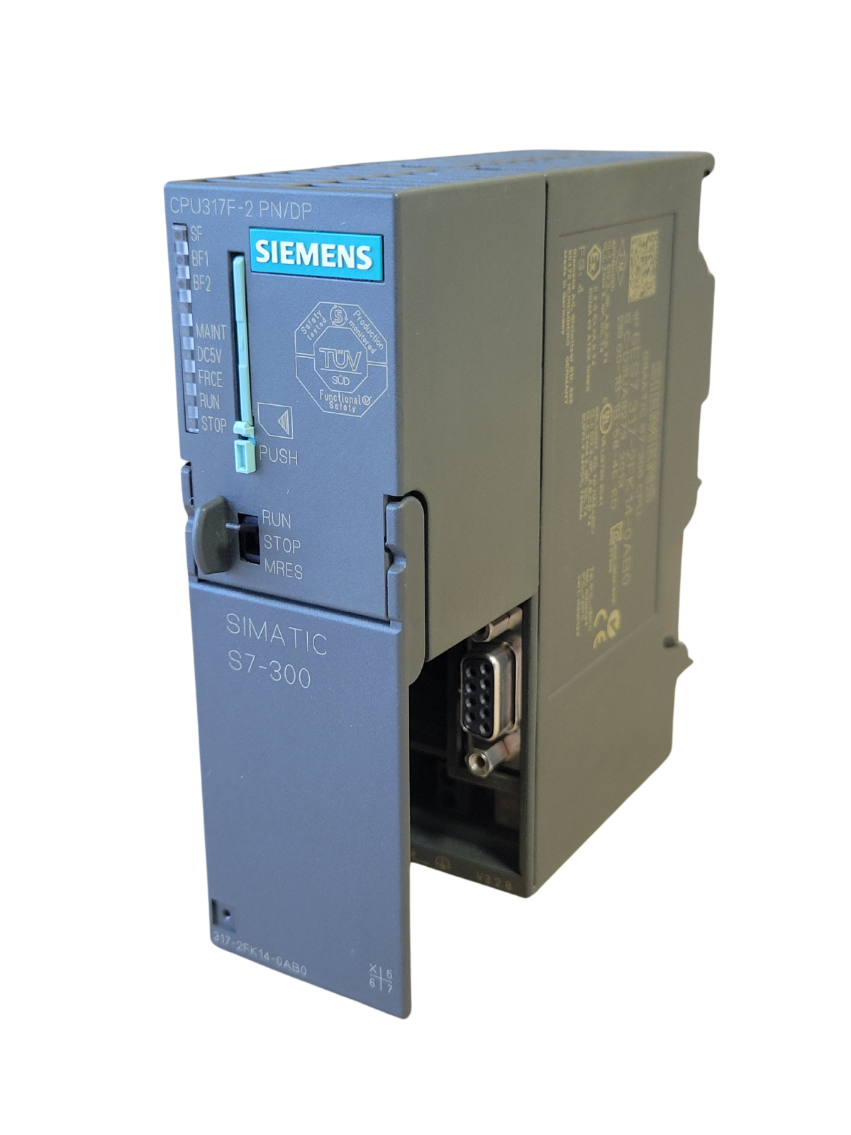 Siemens SIMATIC S7-300 industrial control module on a white background