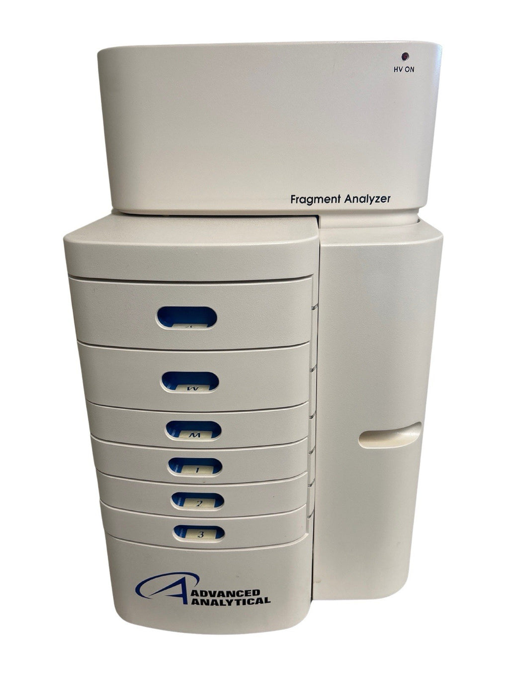 Fragment Analyzer by Advanced Biometrical on a white background