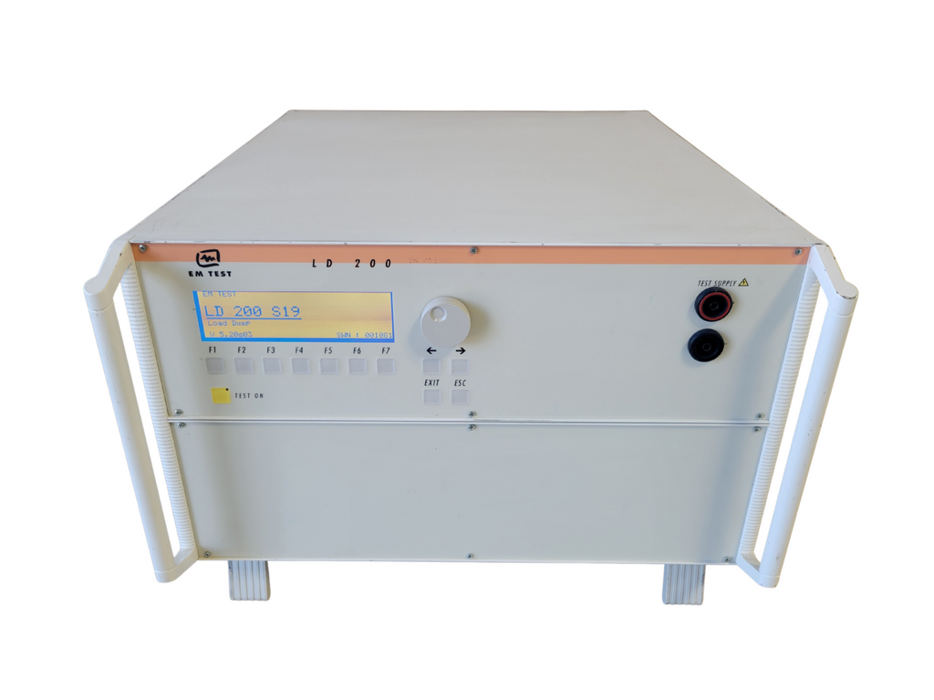 Rectangular electronic device with a display and control buttons on a white background