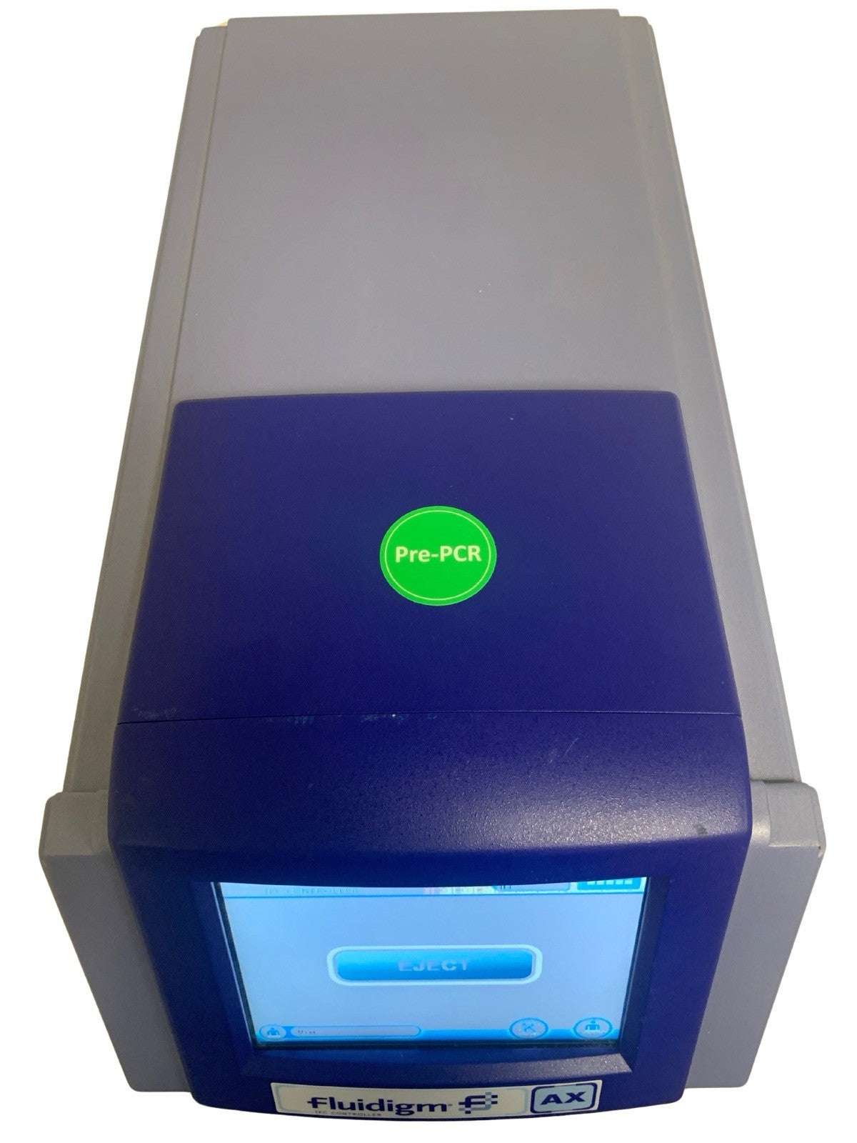 Lab equipment with 'Pre-PCR' label on a white background