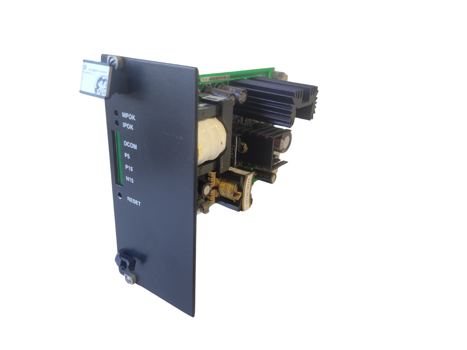 Computer hardware component on a white background