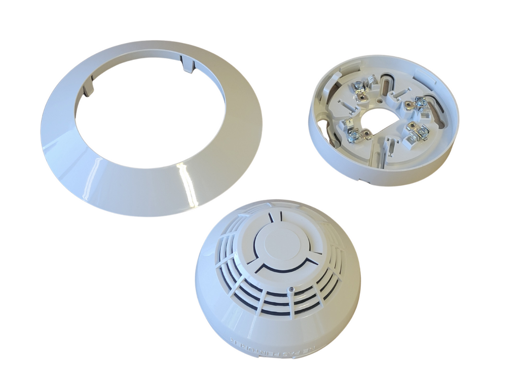 smoke detector on a white background