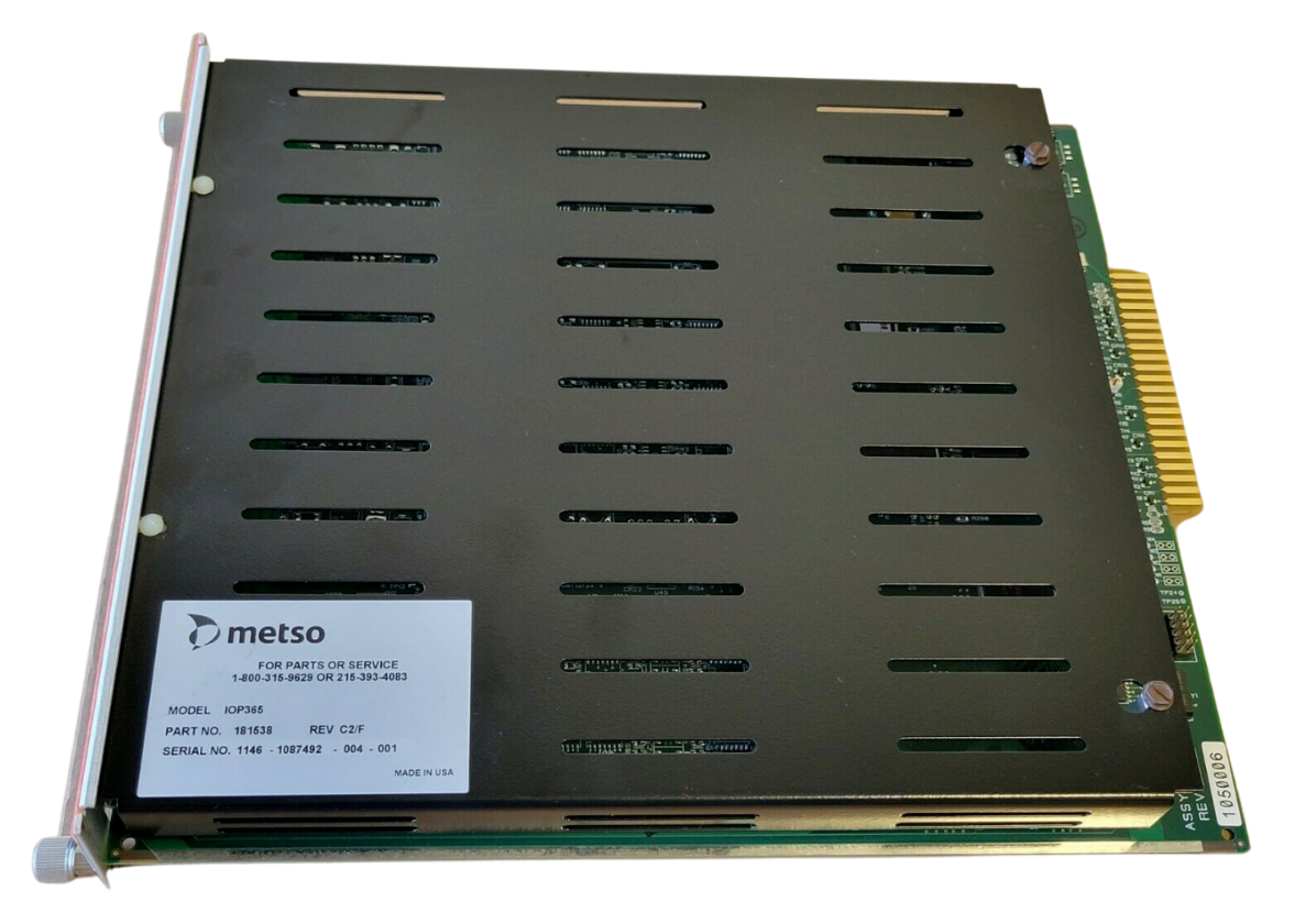 Metso industrial component on a white background