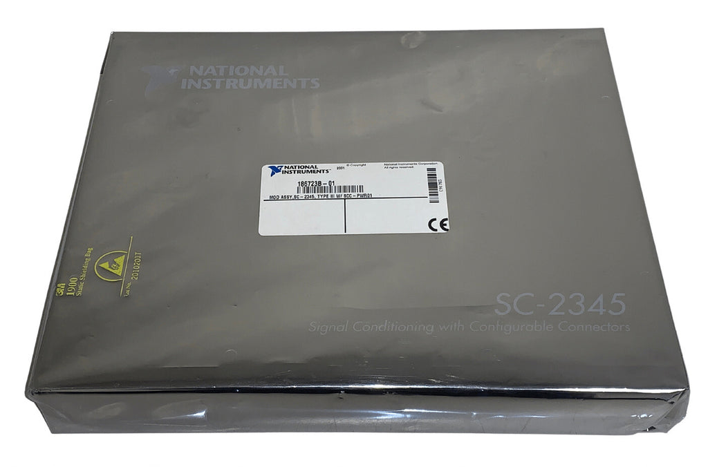 National Instruments SC-2345 box with label on a white background
