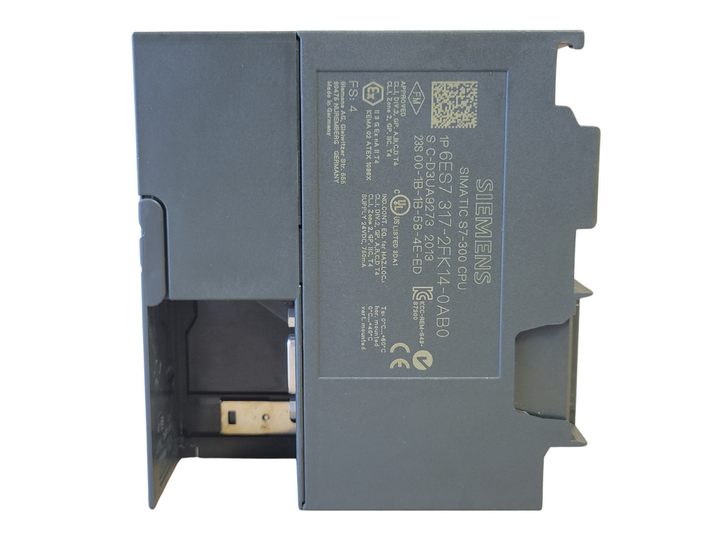 Siemens electrical component on a white background