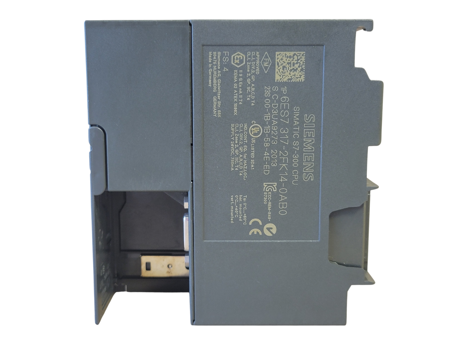 Siemens electrical component on a white background