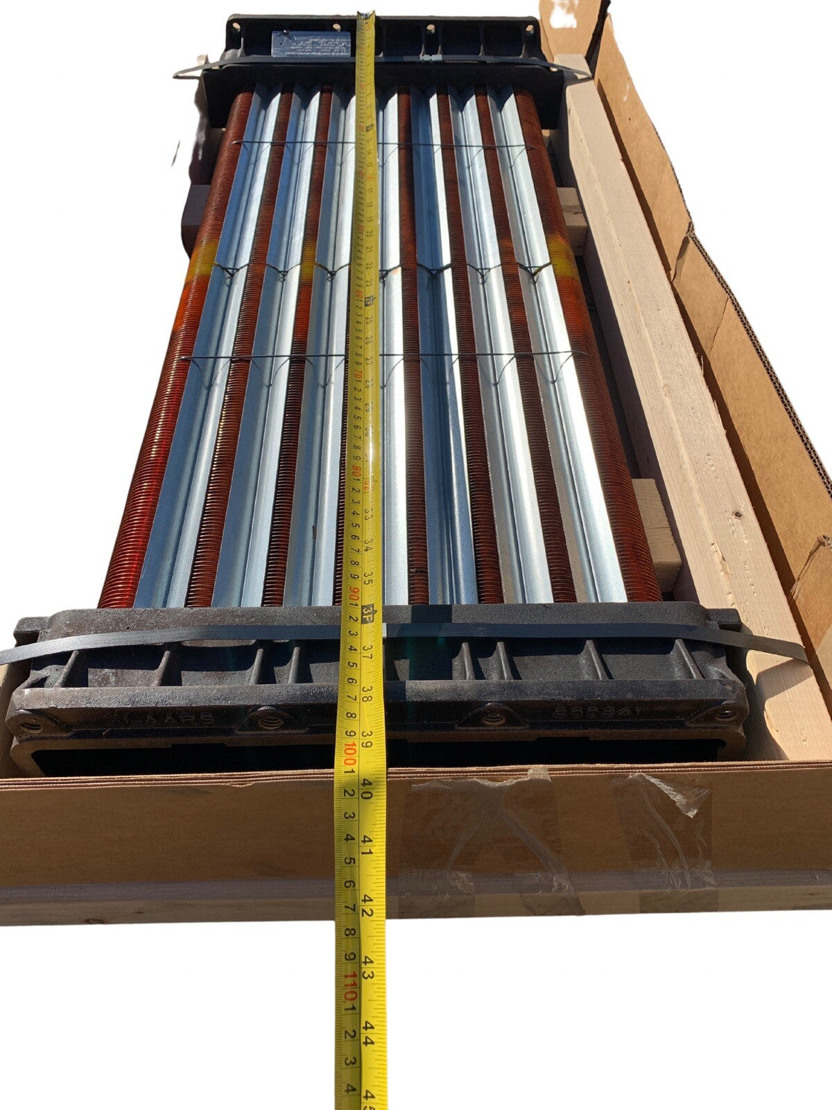 Teledyne Laars BR534702 Copper Heat Exchanger 8 Tube Assembly