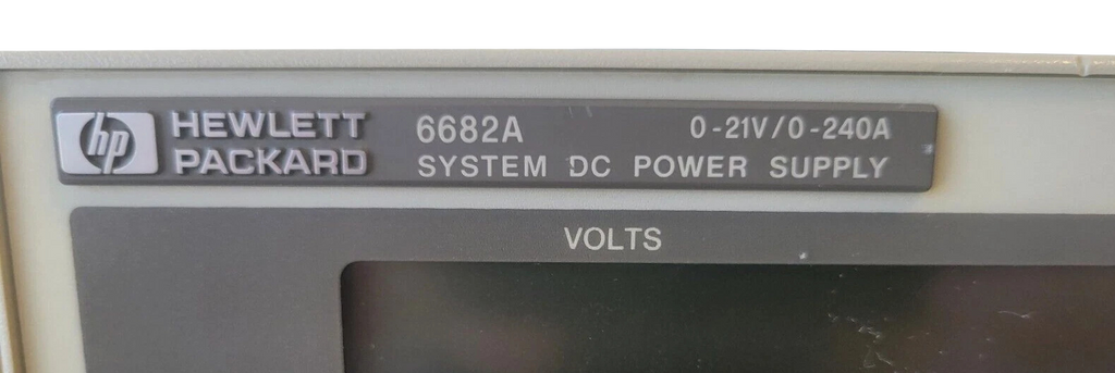 Hewlett Packard HP 6682A 5000 Watt System Power Supply, 21V, 240A